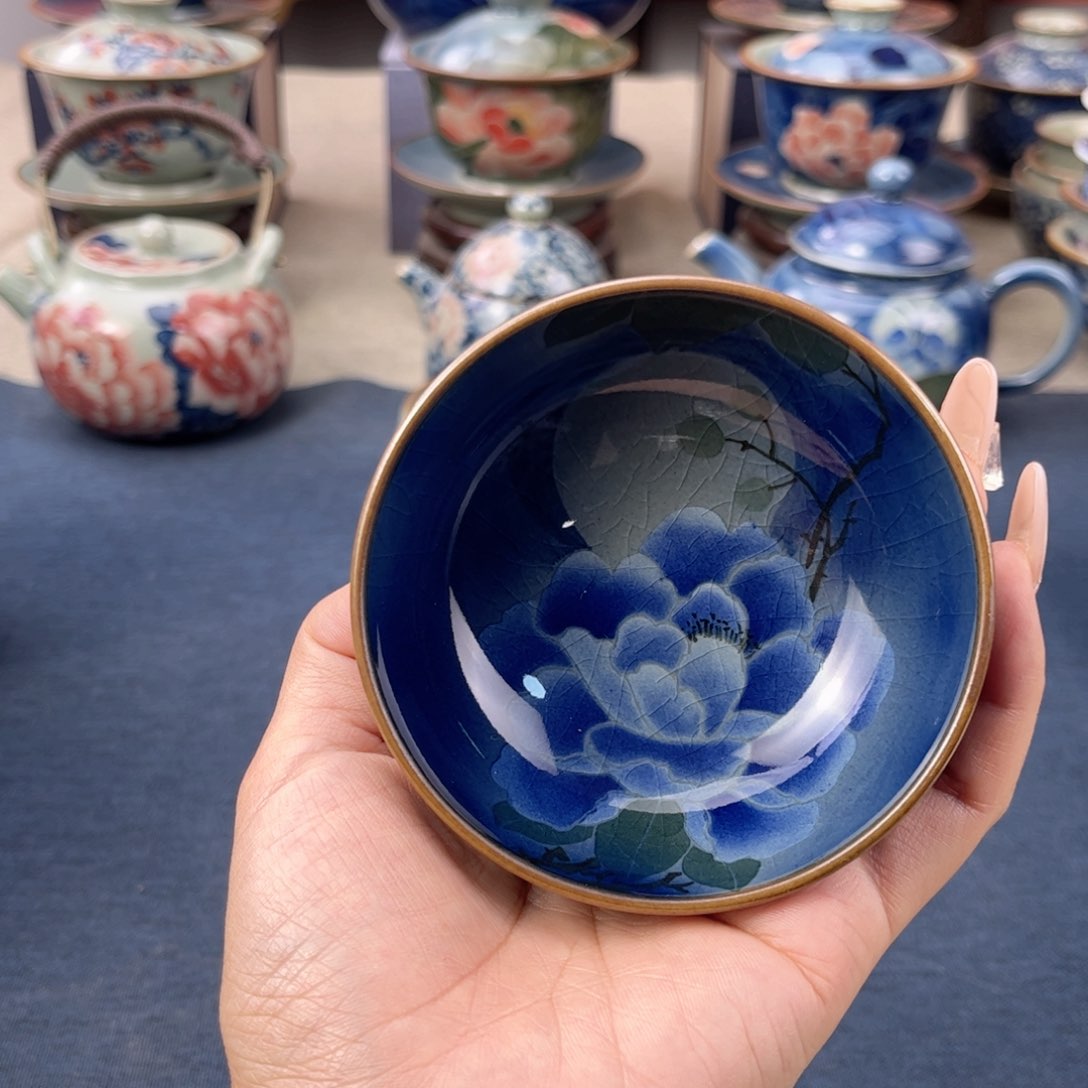 杯景德镇手绘手工茶具
