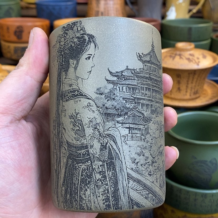 【闪购商品】紫砂杯子宜兴全手工紫砂杯