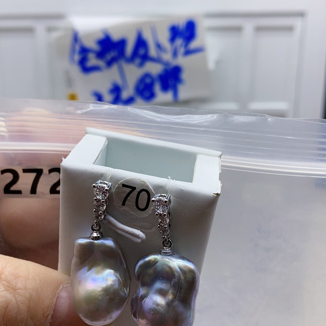 颈饰合金淡水珍珠