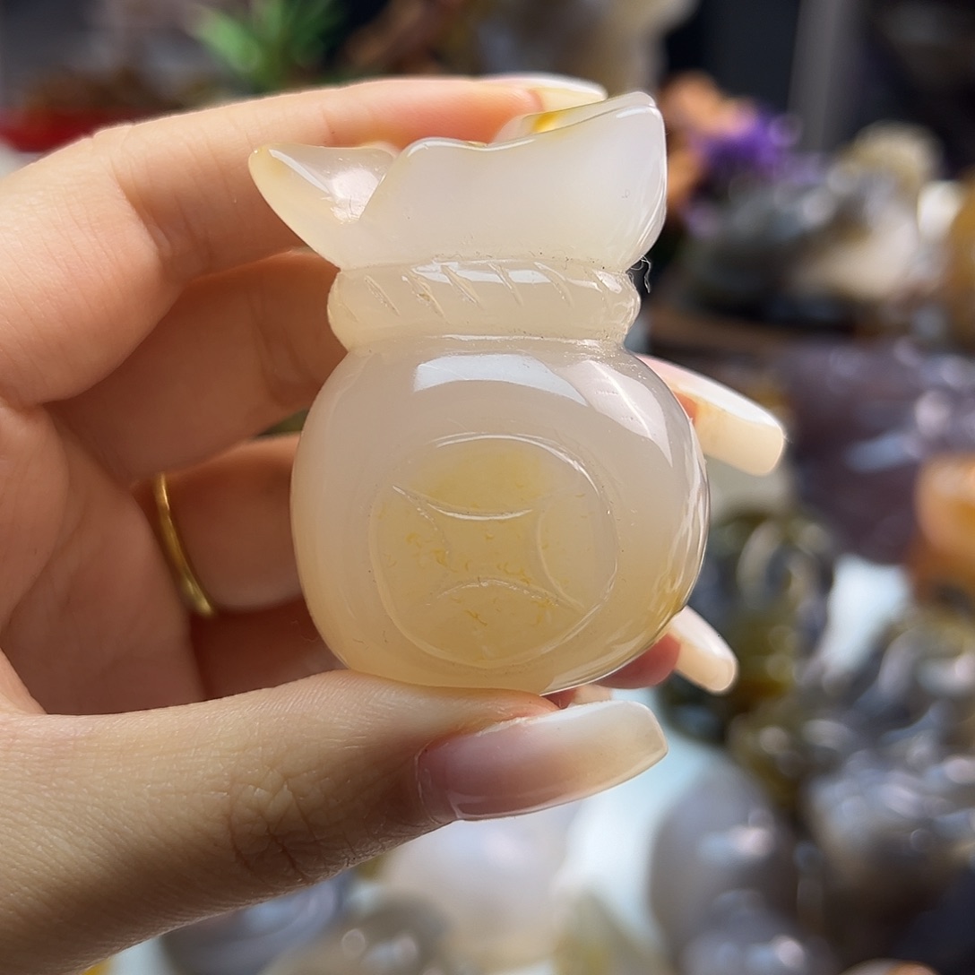 玛瑙/玉髓未镶嵌吊坠(不含链)