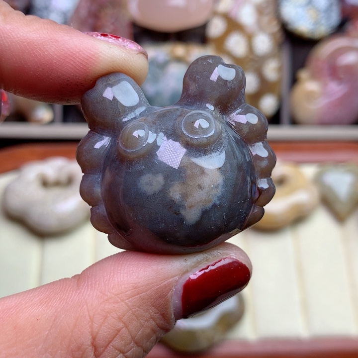 硅化珊瑚（珊瑚玉）颈饰未镶嵌