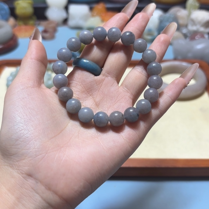 石英岩玉合金手链