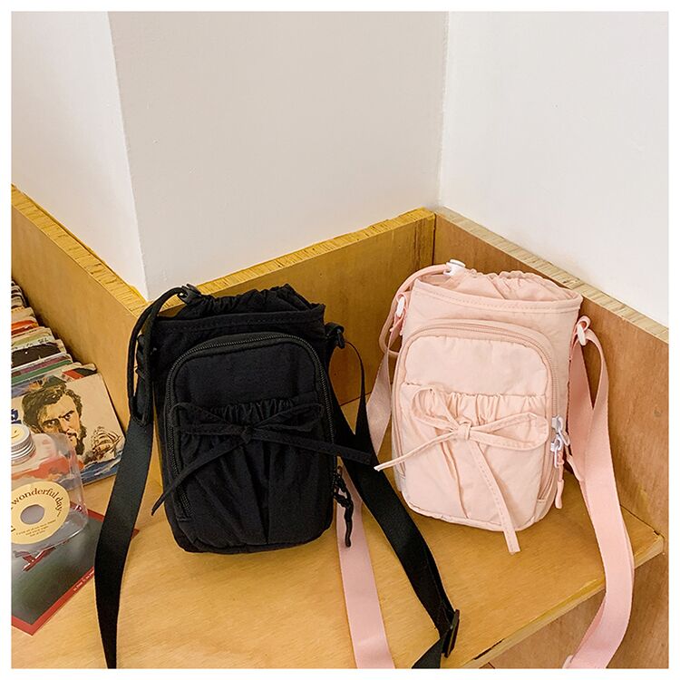 美少女studio【轻便蝴蝶结束口手机包】休闲个性韩版小挎包ins