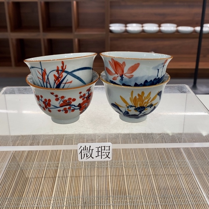 釉下老陶泥手工绘制