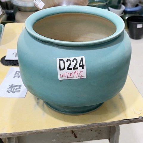 红陶景德镇陶瓷花盆手工