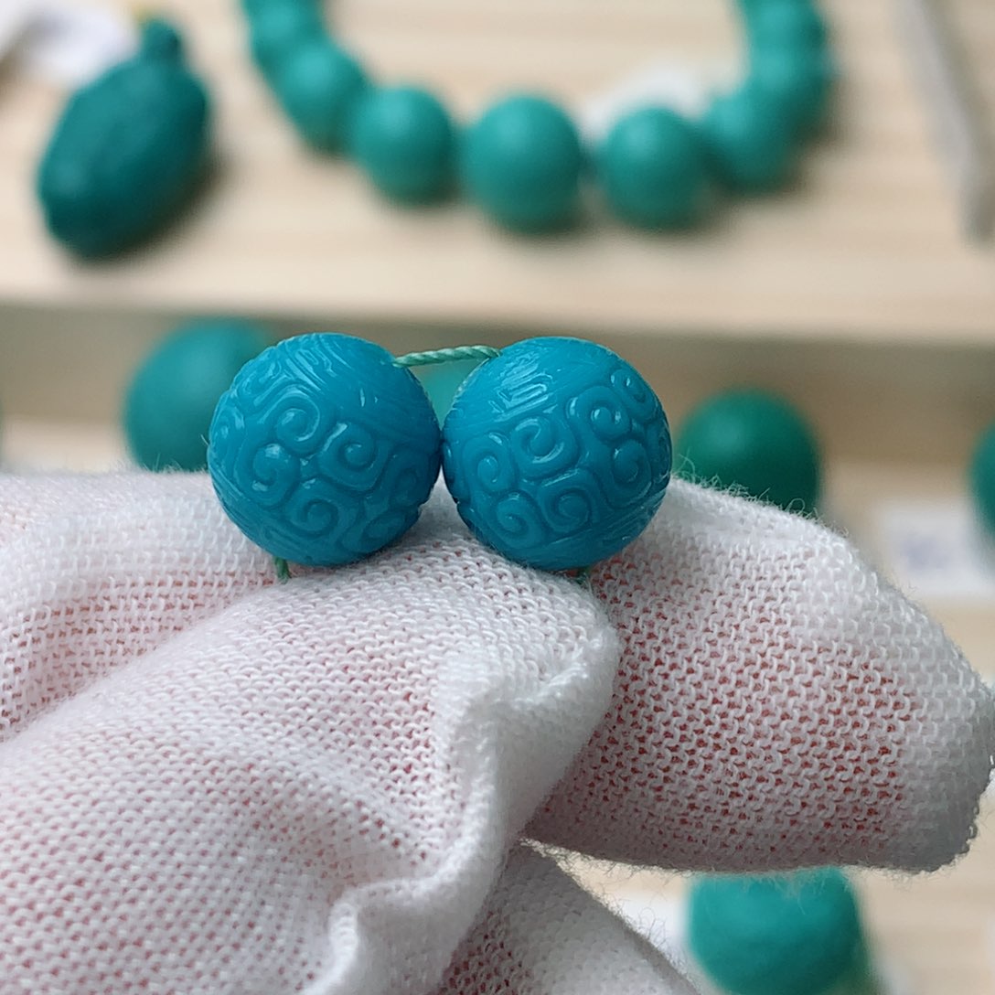 绿松石珠宝奇石合金绿松石