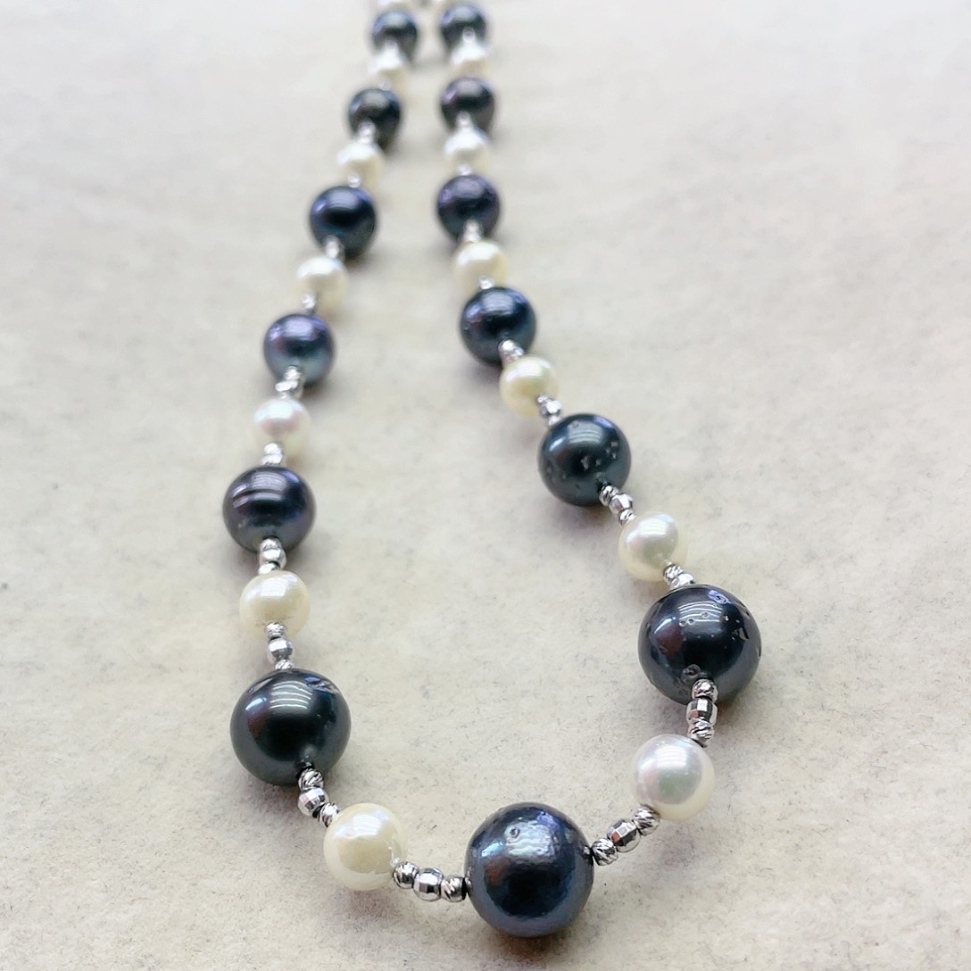 海水珍珠颈饰银S925镶嵌