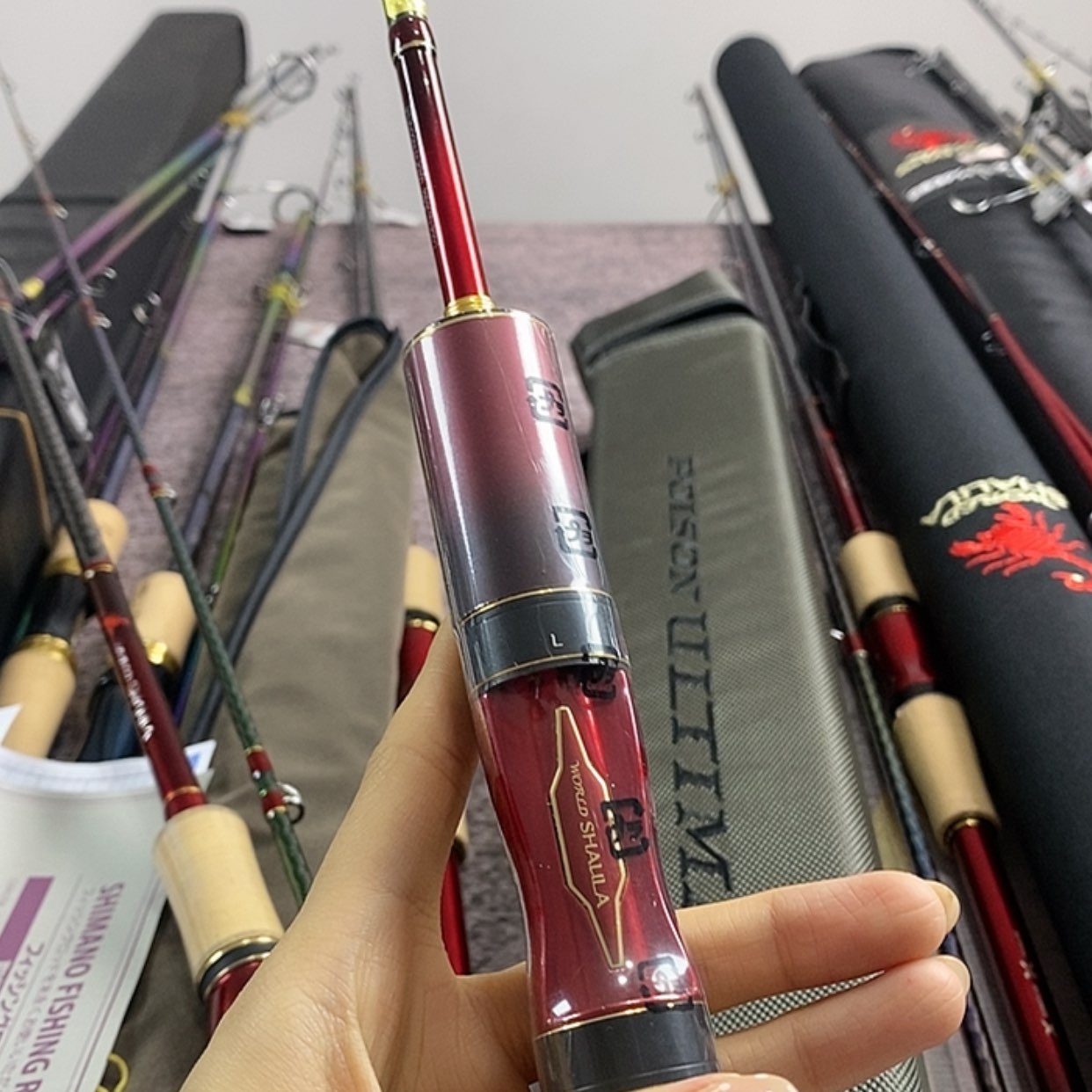 【闪购商品】3.8m碳素遇**缘两节路亚杆