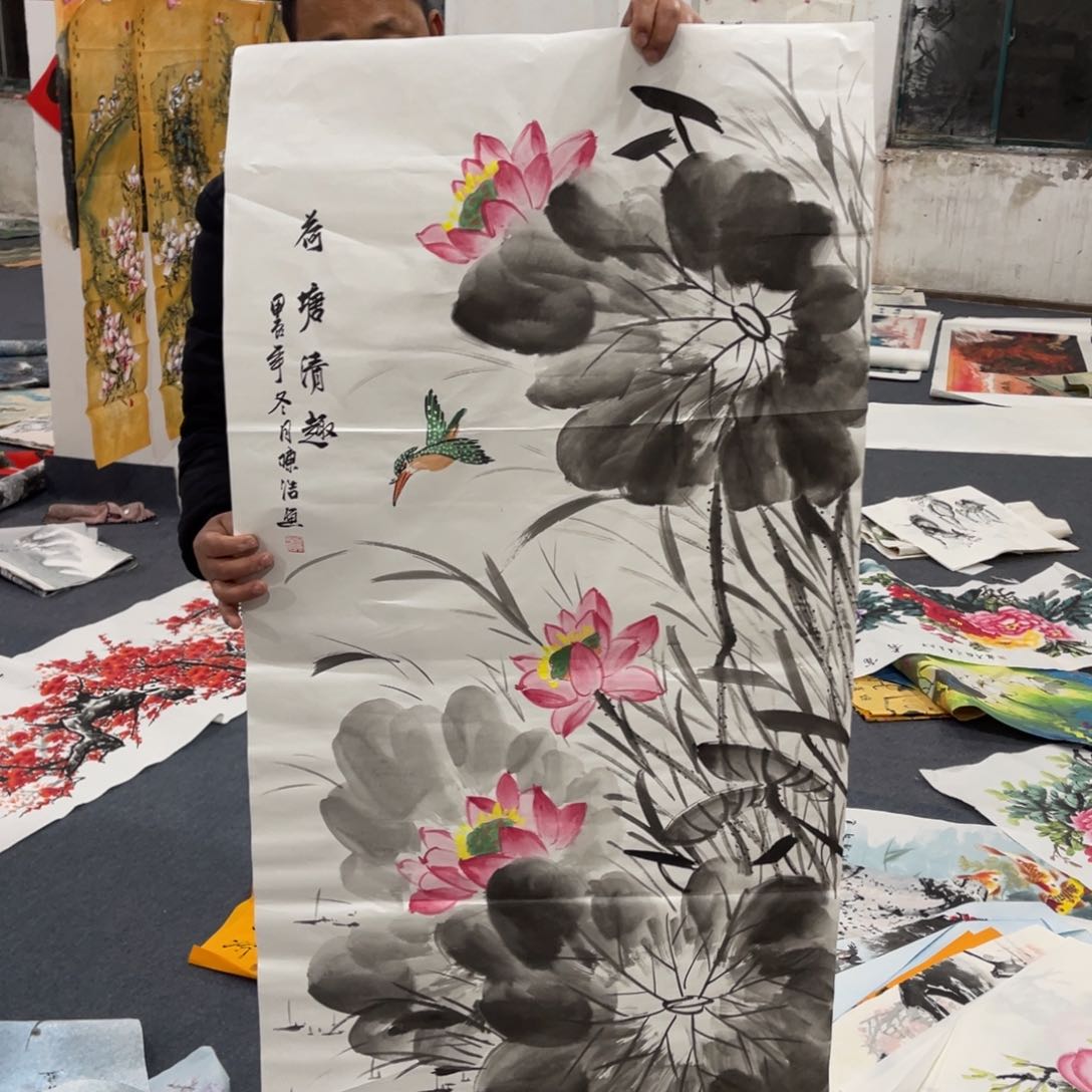 国画处理作品看好再拍哦