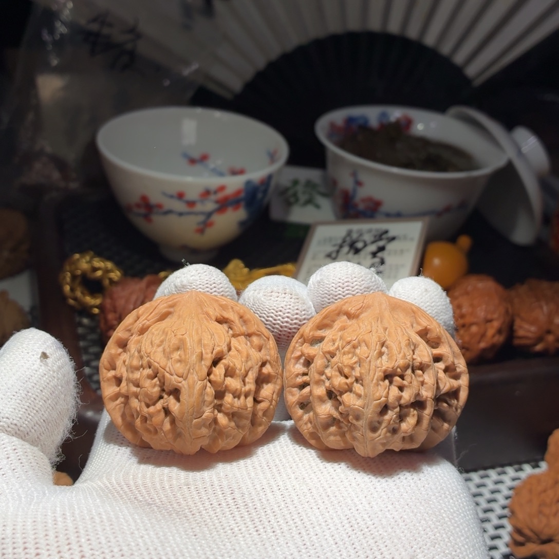吊坠文玩核桃望月 43药