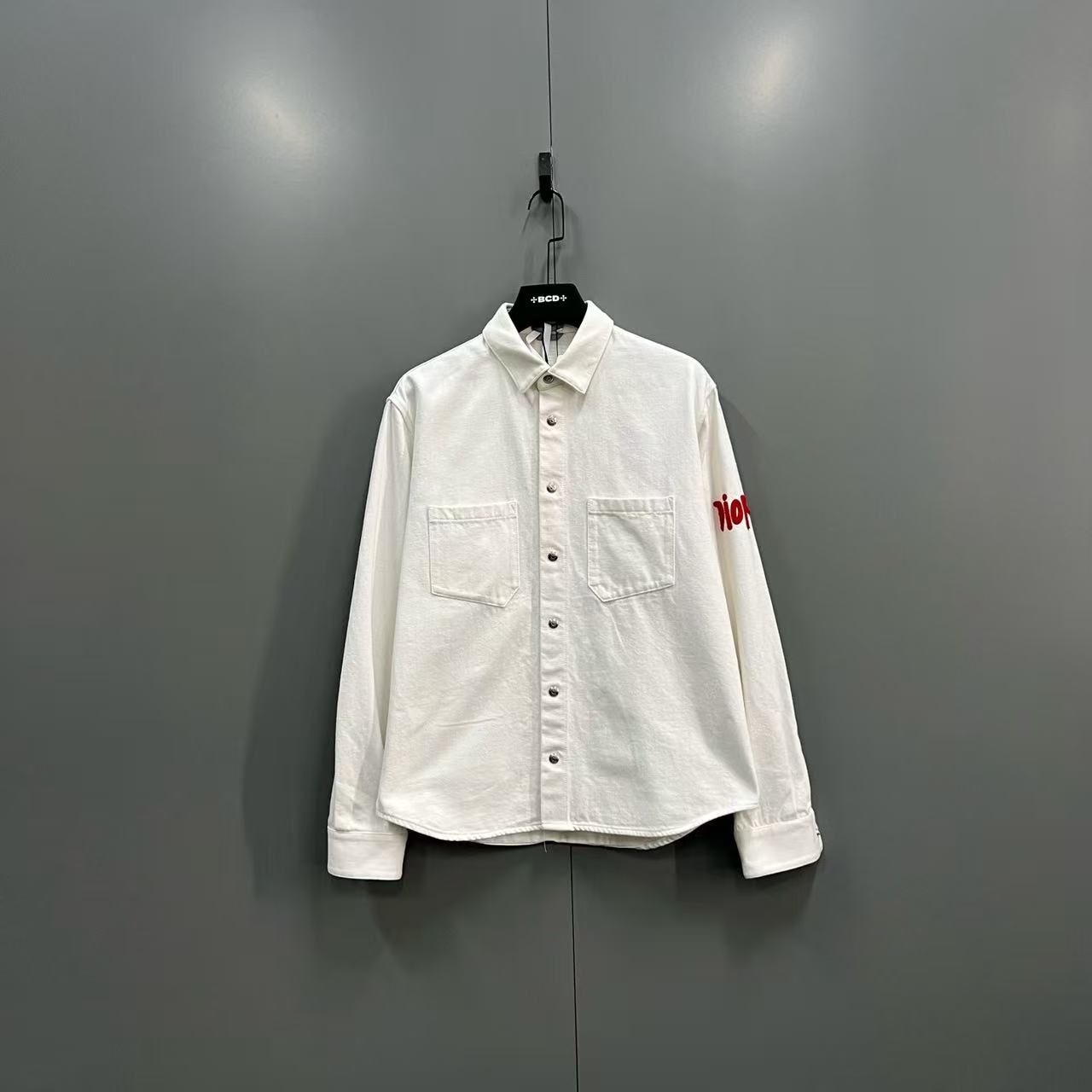 未使用 DIOR/迪奥  背后牛头刺绣衬衫 39码/全新/14000/C020620