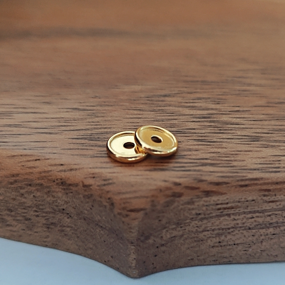 升级款精工归圆隔片8mm2片一组配饰平面车轮文玩配饰