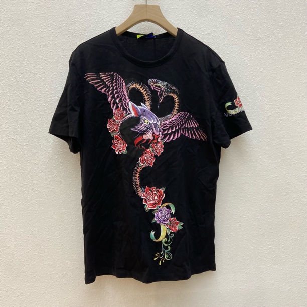 未使用 VERSACE/范思哲 印花图案短袖T恤