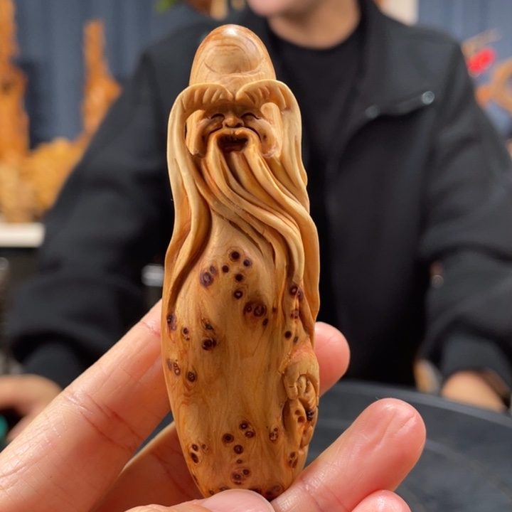柏木（崖柏）手把件