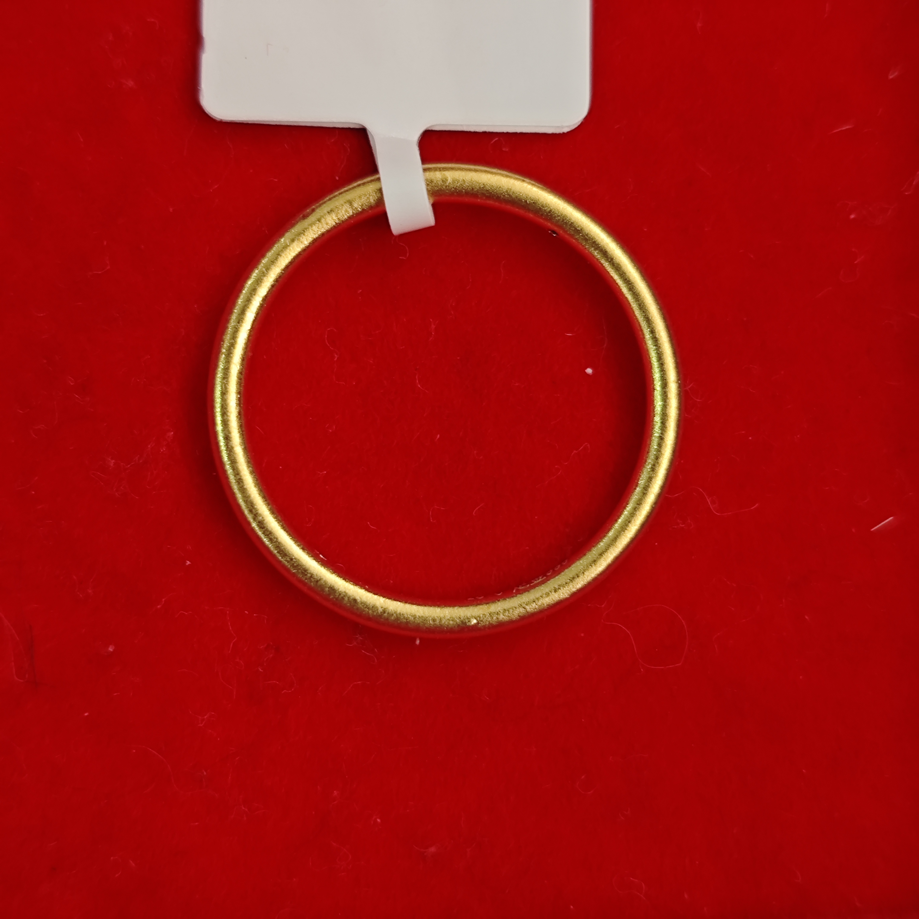 【夏夏专享】足金999饰品 19# 素圈戒指 GP 0.61