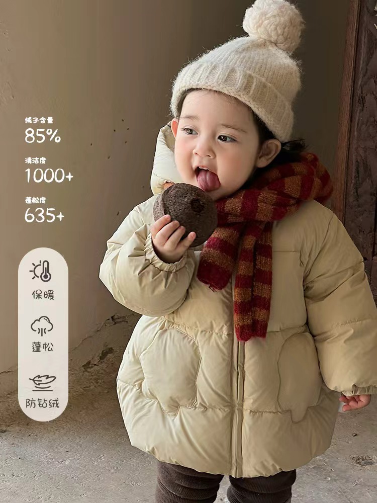 【婴幼儿冬装羽绒服】羽2368中长款厚羽绒