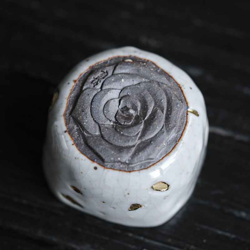 阿茶 玫瑰志野-高越-杯70ml（高越S0583）