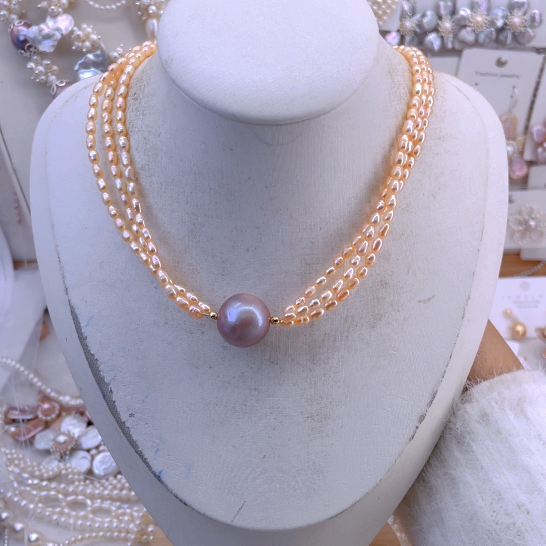 未镶嵌耳饰淡水珍珠