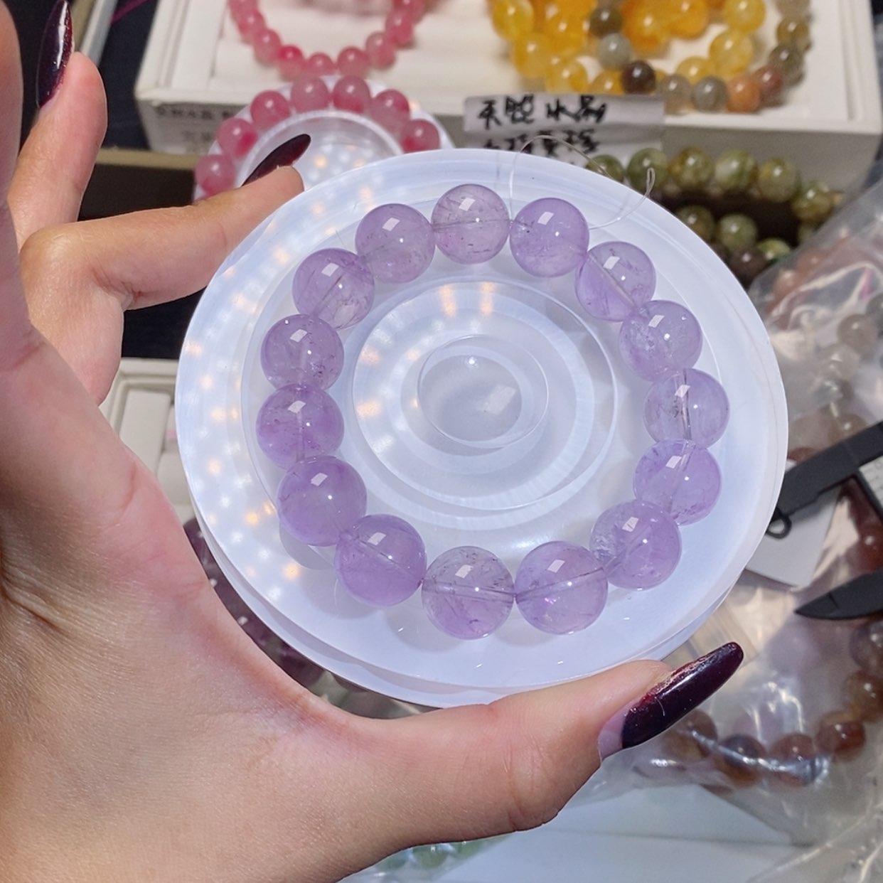 【闪购商品】水晶手链未镶嵌薰衣草226