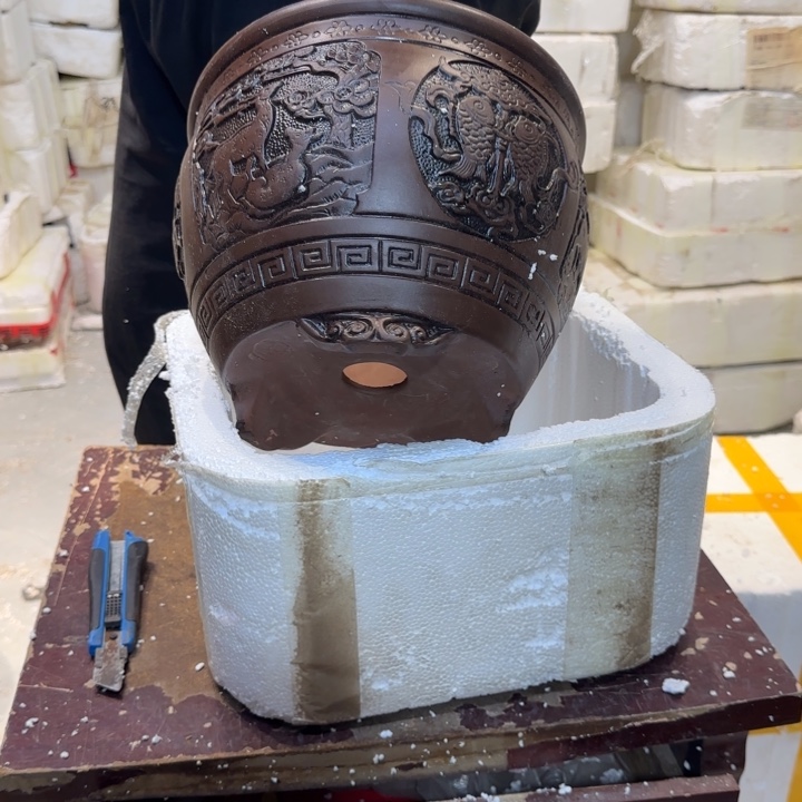 紫砂花盆瑕疵和瑕疵