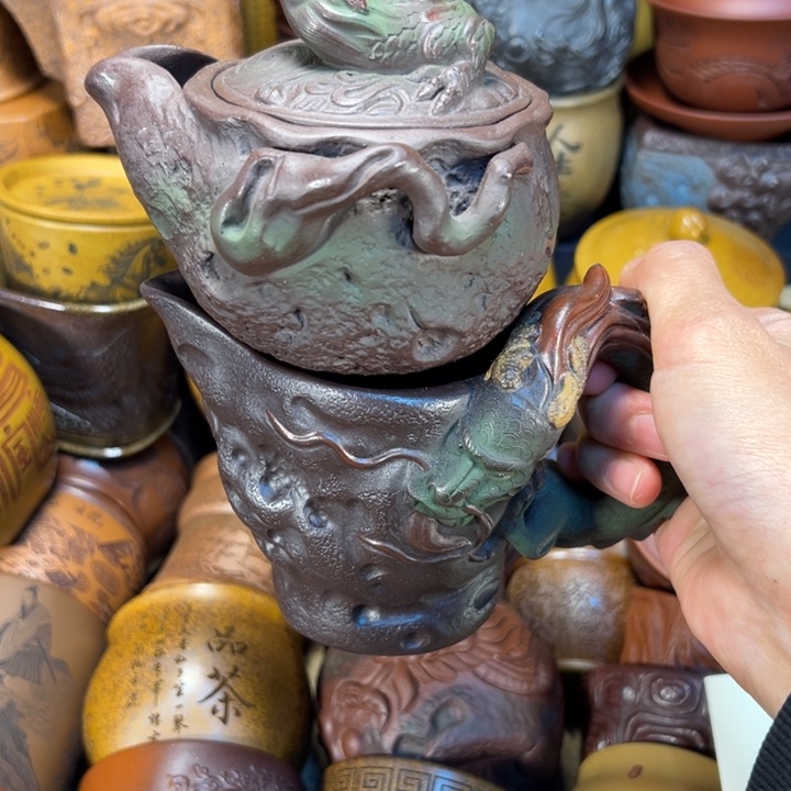 青***叔茶杯紫砂宜兴紫砂杯子