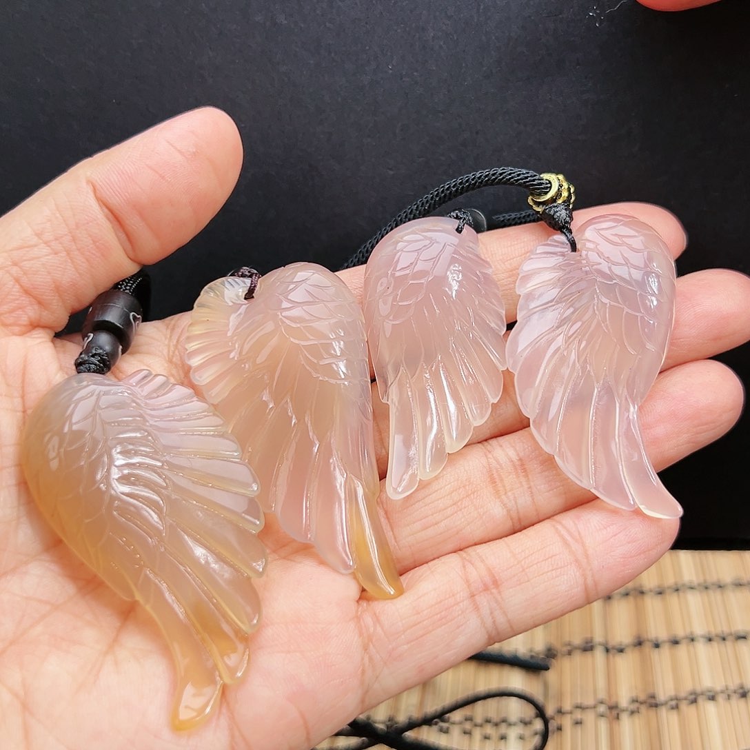 玛瑙/玉髓珠宝半成品未镶嵌随机4发一