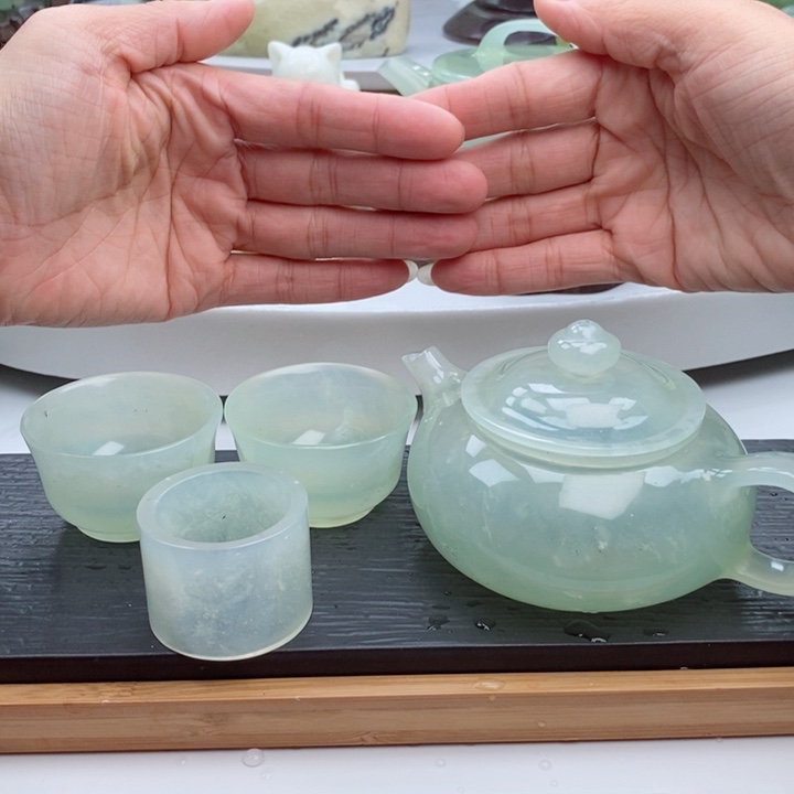 岫玉四大名玉摆件未镶嵌小**望