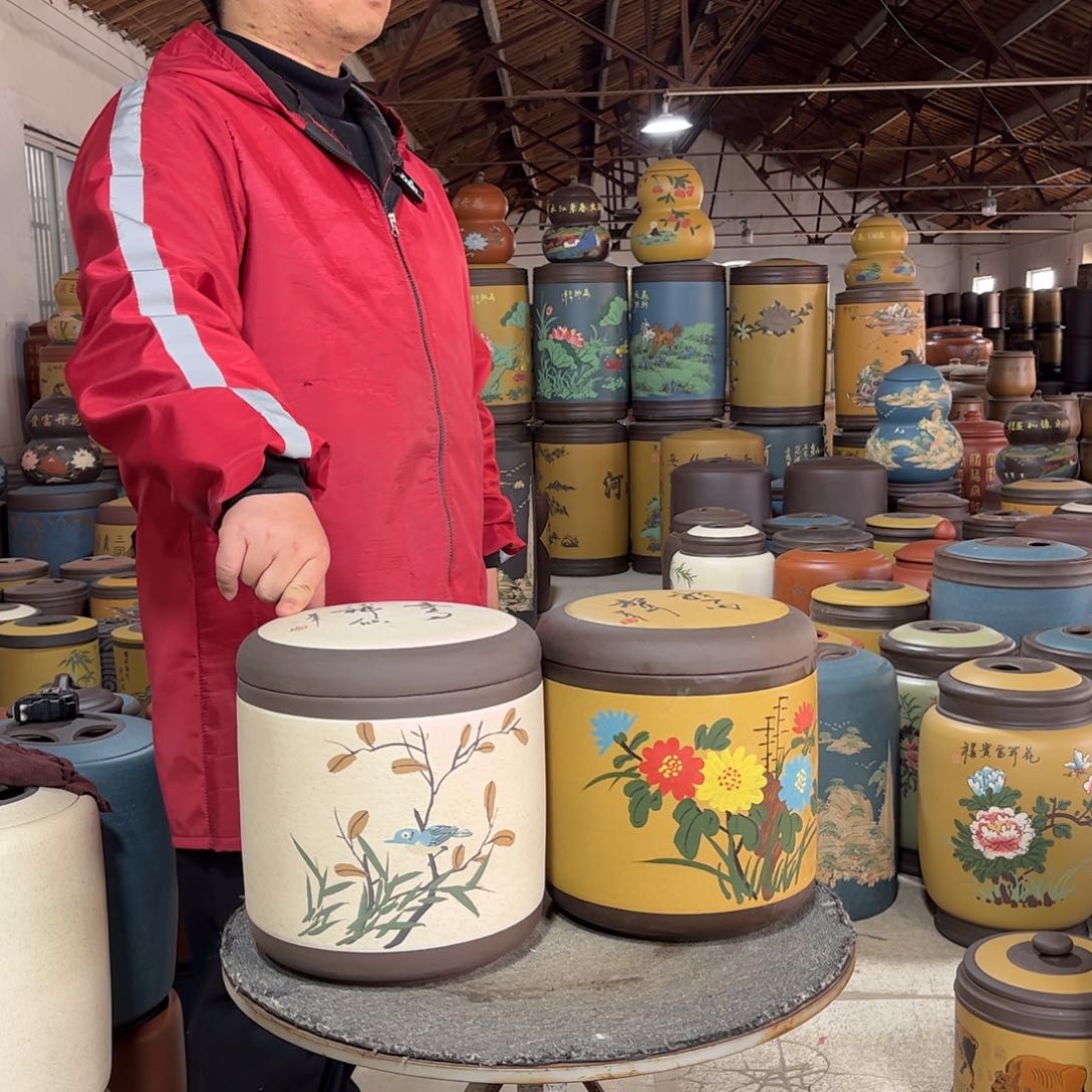 紫砂茶叶罐茶叶罐