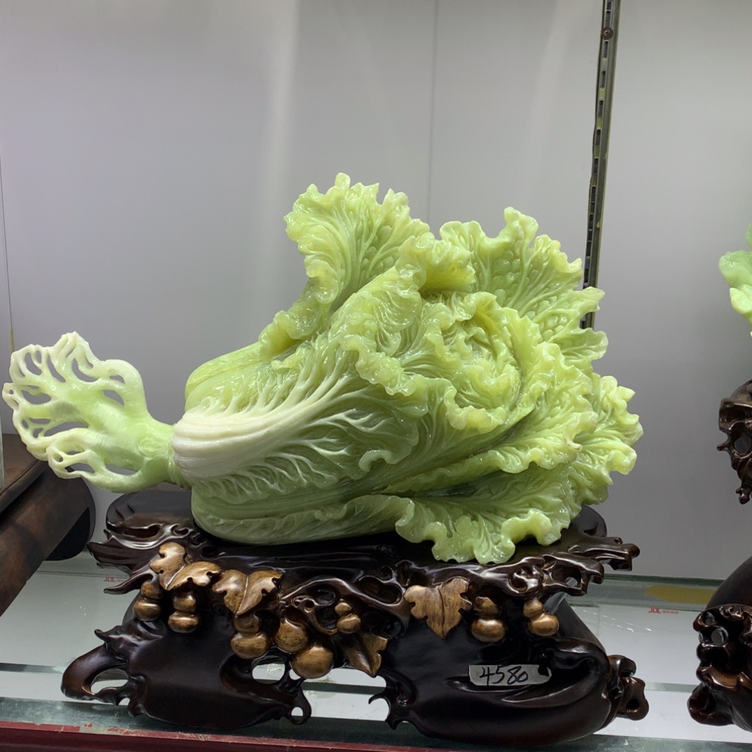 蛇纹石玉（覆膜）珠宝奇石未镶嵌