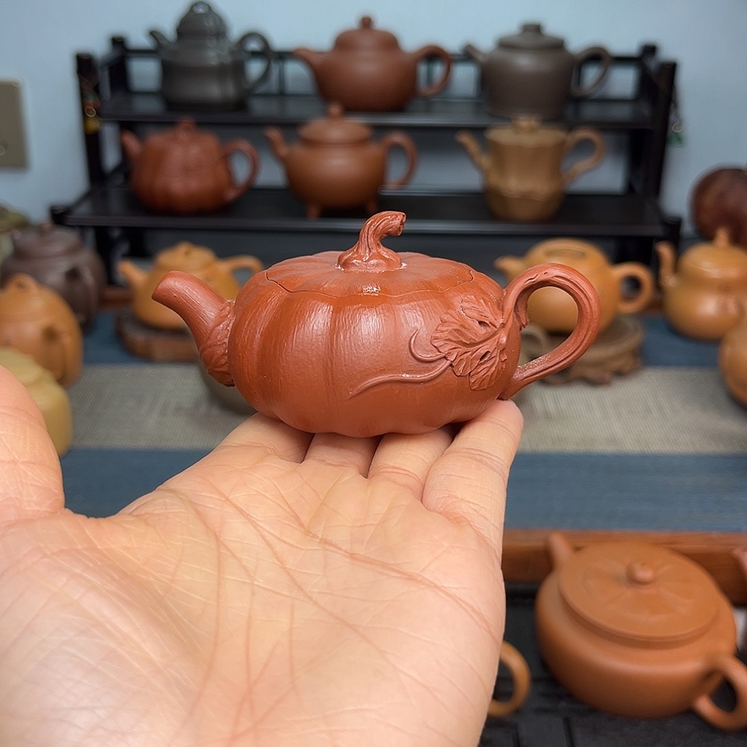 紫砂茶壶小****赞手工制作