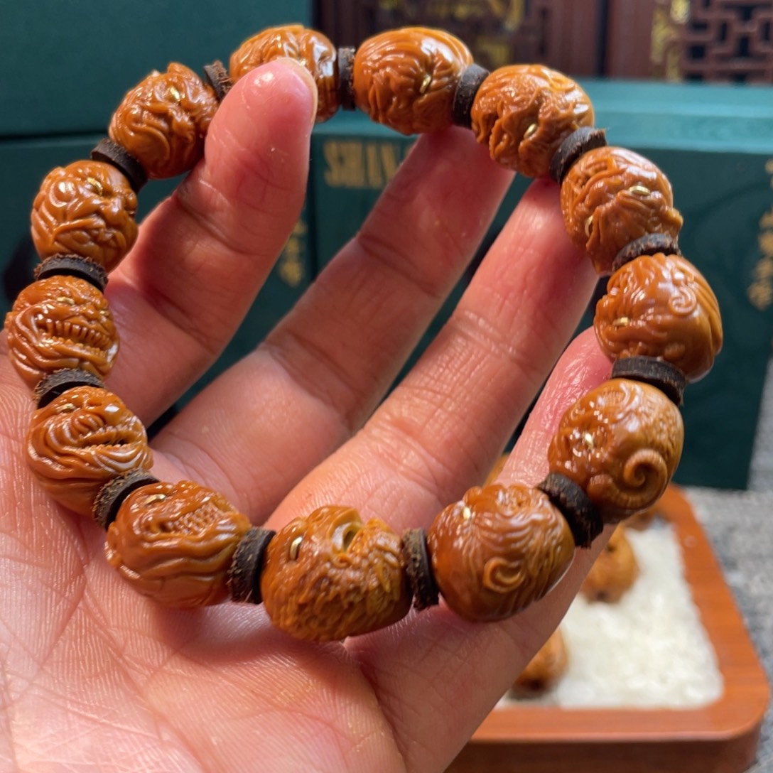 憨***༽橄榄核手串/手链橄榄核