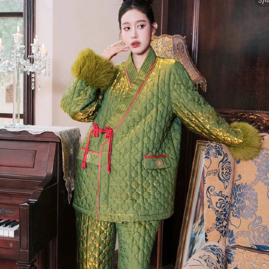 ANNZ绚烂落霞家居服套装冬