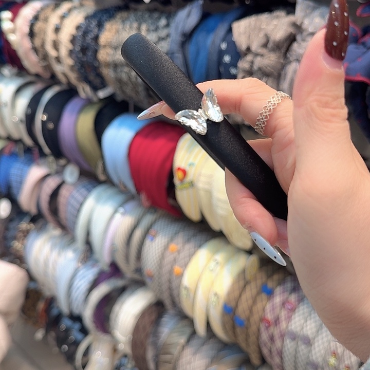 黑色蝴蝶钻发箍17