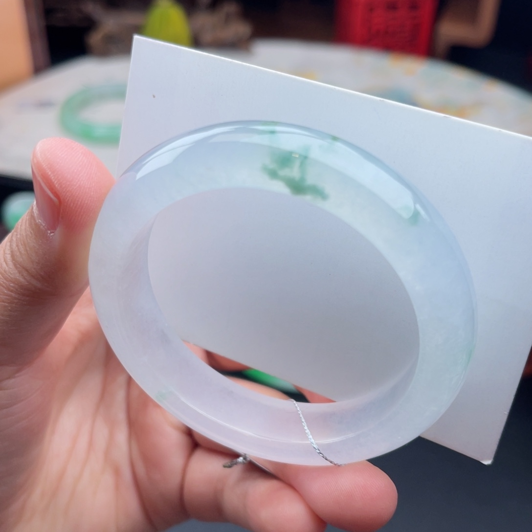 未镶嵌手镯翡翠冰飘花