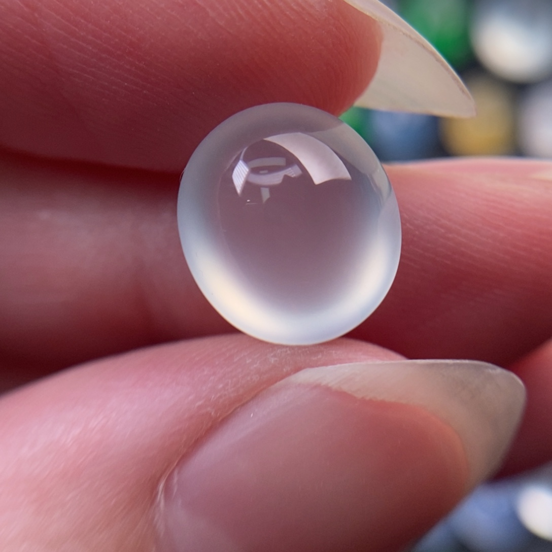 M***豆定制翡翠未镶嵌翡翠