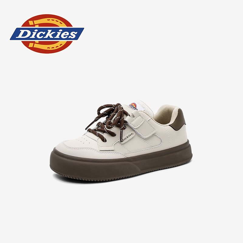 Dickies亲子童鞋秋款低帮大童时尚男童女童透气青少年平底老爹鞋