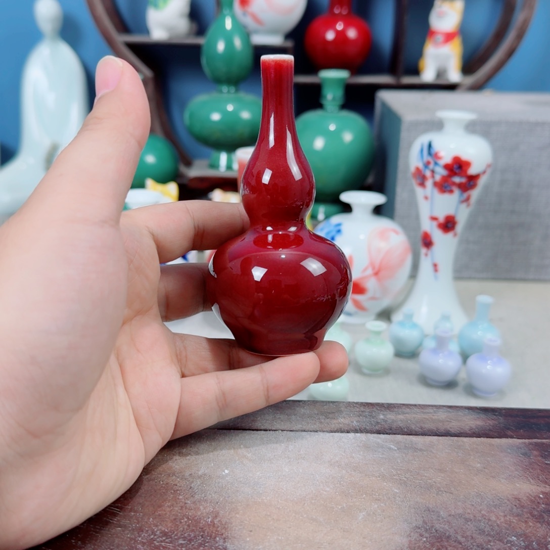 陶瓷手工小花器摆件