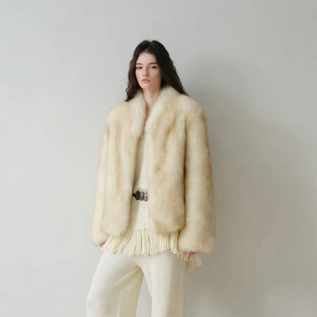 【WuXiFurs】“极光旅程”整背网红高级显瘦高定双色通勤时尚百搭