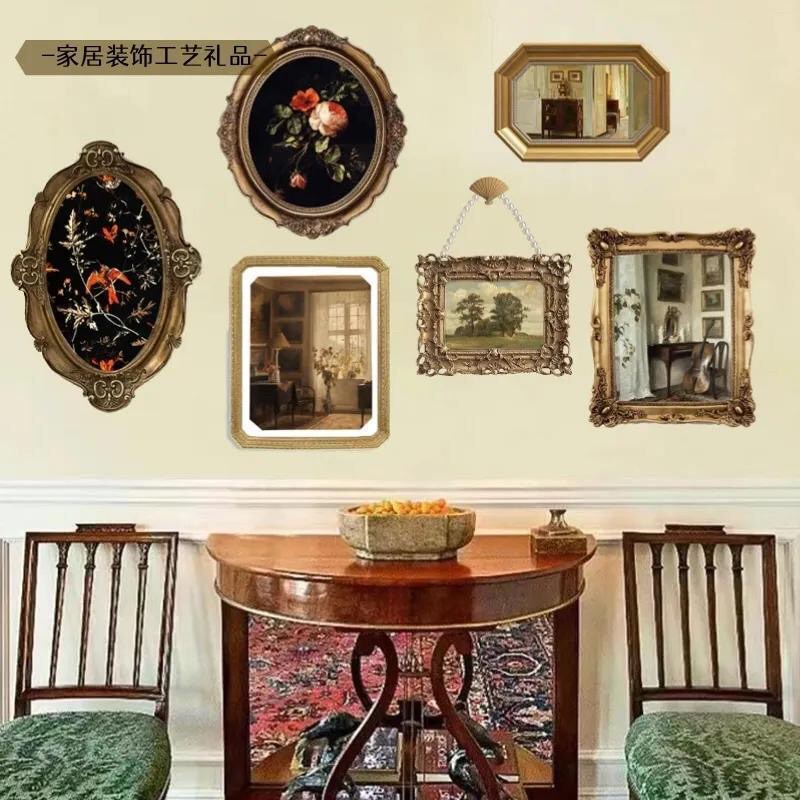 法式美式复古组合装饰画客厅沙发背景墙餐厅卧室艺术壁画