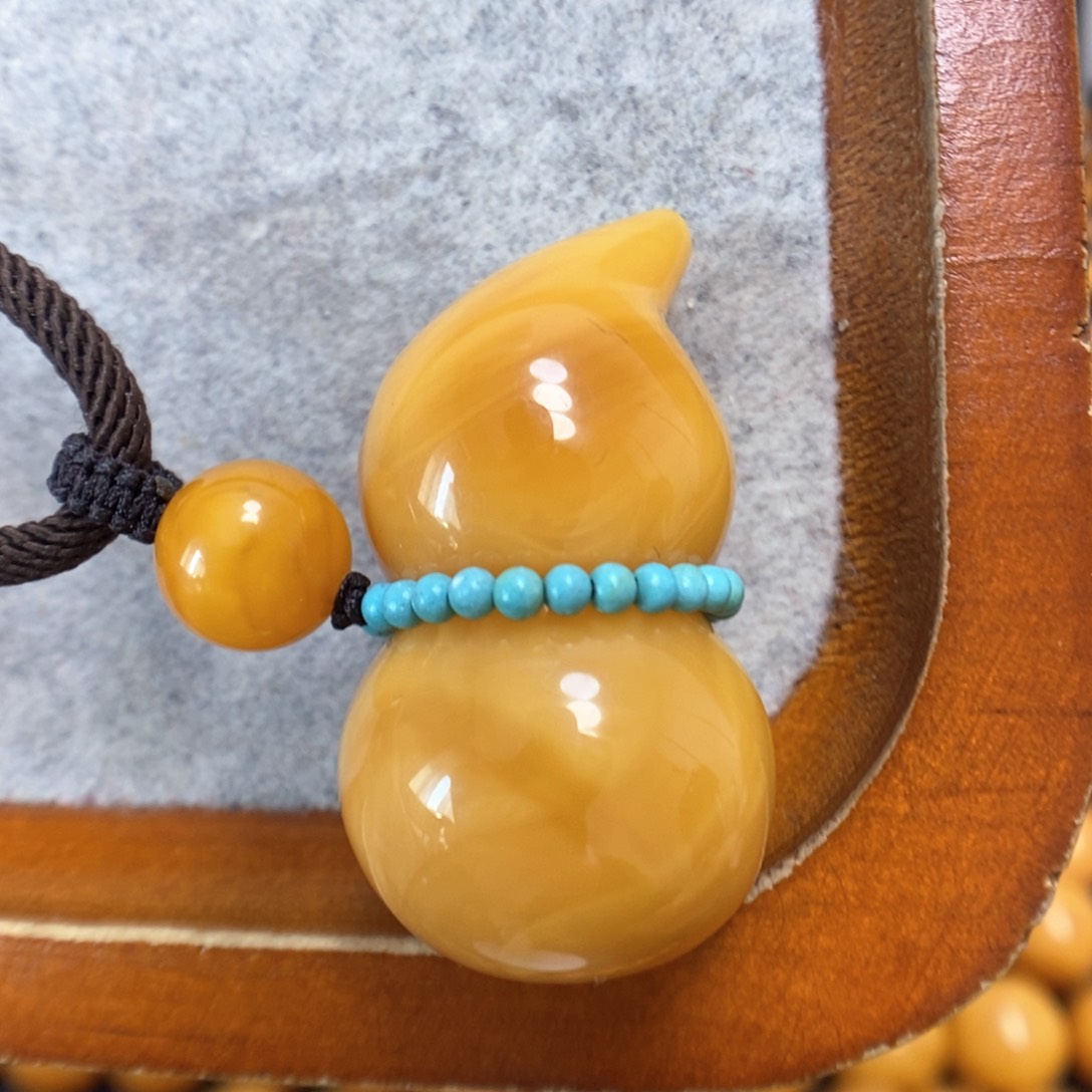 蜜蜡项链未镶嵌蜜蜡吊坠