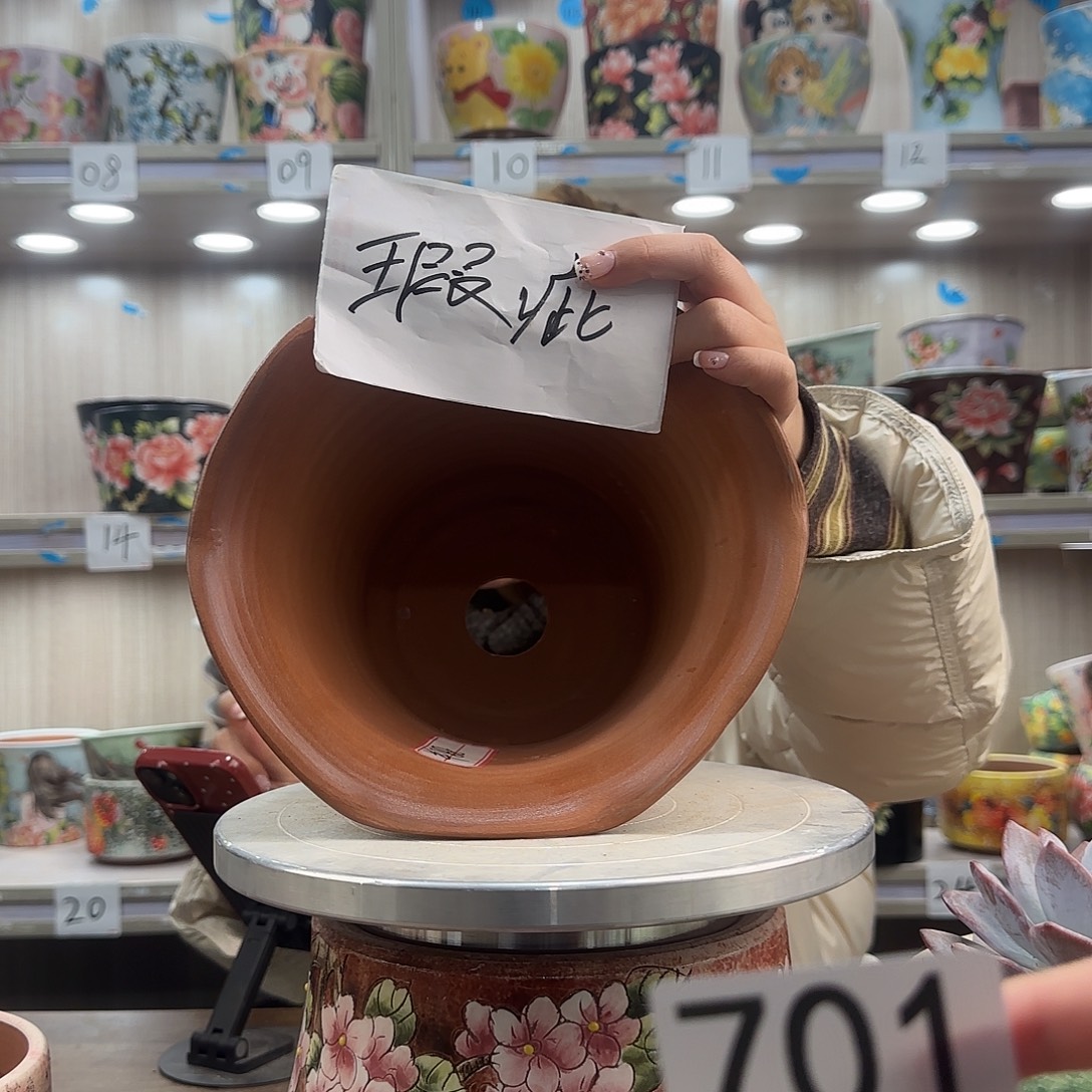 紫砂花盆瑕疵瑕疵701