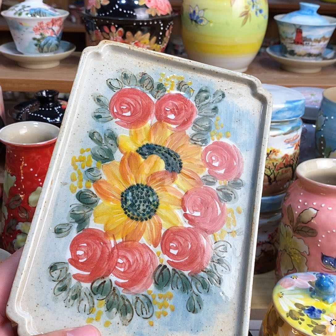 瓷片手绘陶瓷超香超赞