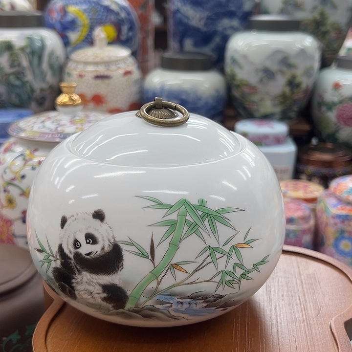 瓷片茶叶罐茶叶罐1242