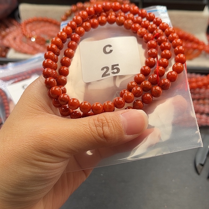 南红玛瑙未镶嵌多样性发货默认微瑕称重6mm