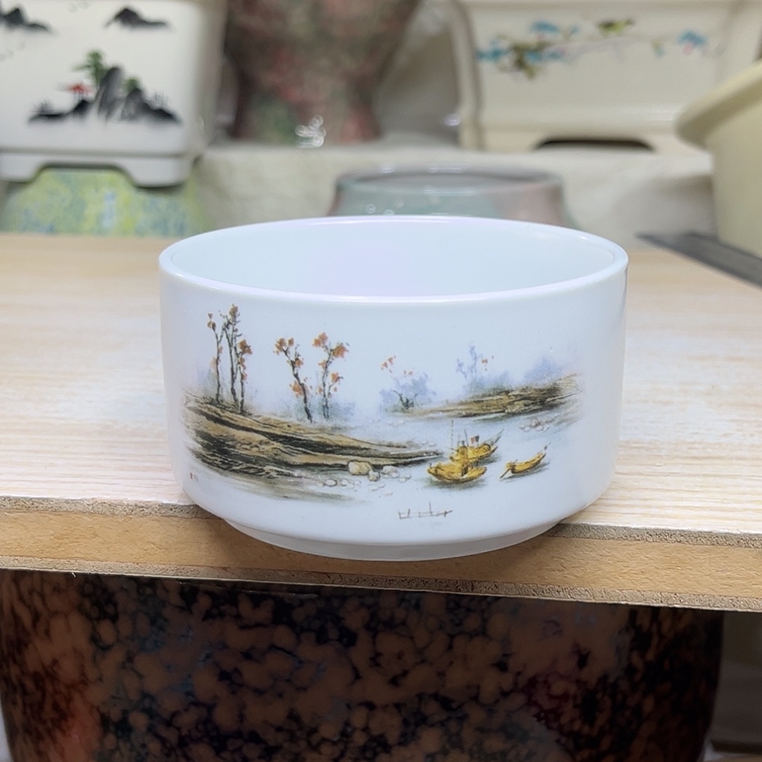 陶瓷绿植多肉微瑕花盆外口径：9*5.5