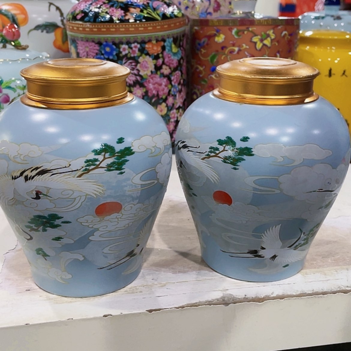 【闪购商品】罐陶瓷茶叶罐密封罐