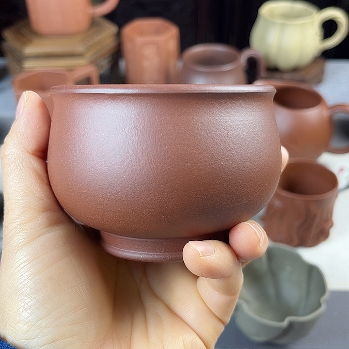 茶杯紫砂全手主人杯容量180