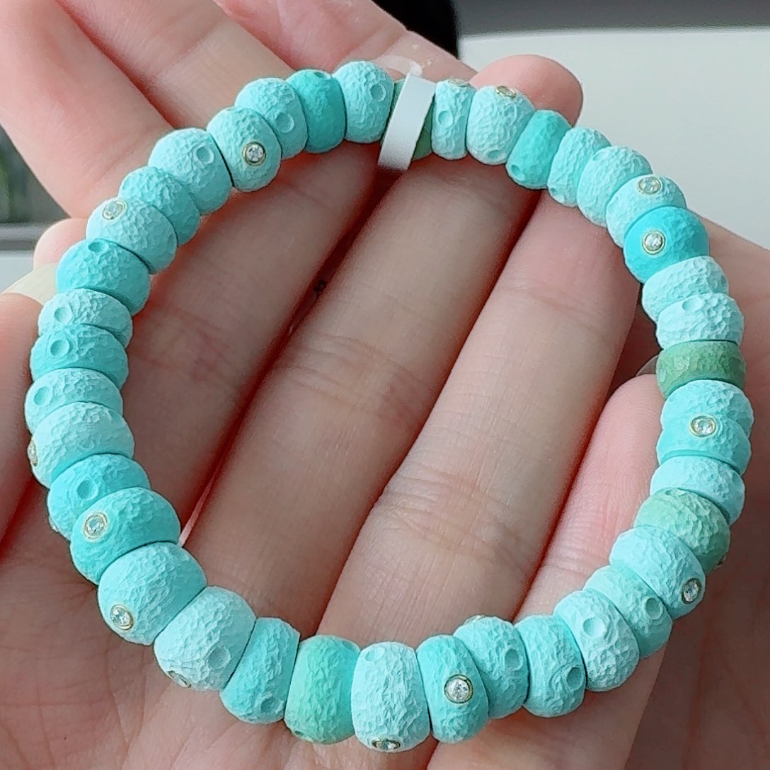 未镶嵌绿松石珠宝奇石