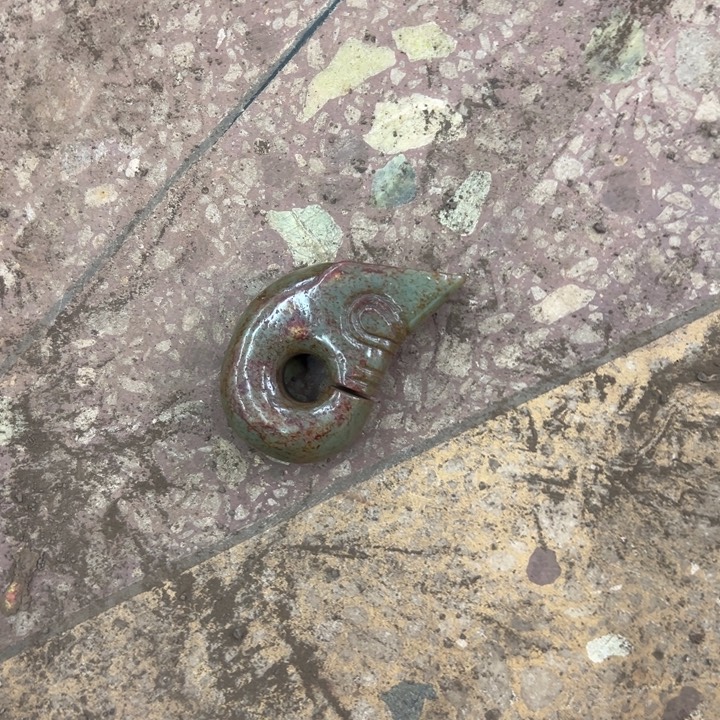 德***师和田玉（青玉）未镶嵌把件