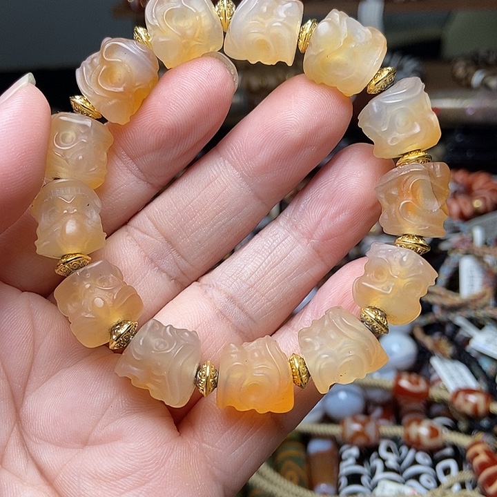 玛瑙/玉髓未镶嵌手链